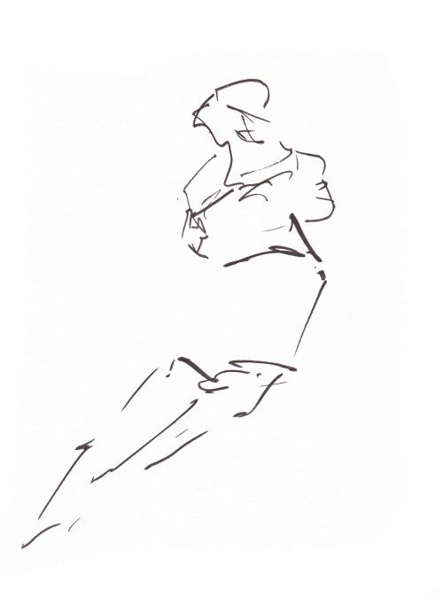 Intensité 4<br><small>papier 90 gr feutre noir pour calligraphie 21x27</small>