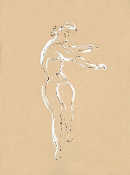 E02-3 3<br><small>160x180cm feutres sur kraft</small>