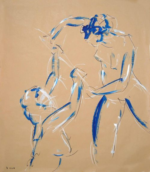 Tourterelles<br><small>120x150 cm</small>