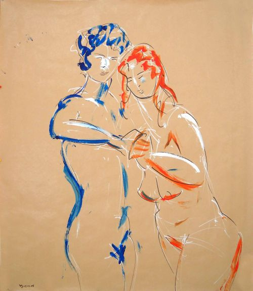 Tourterelles<br><small>120x150 cm</small>