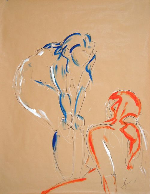 Tourterelles<br><small>120x150 cm</small>