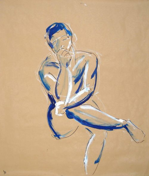 Jonathan à l&#039;écoute<br><small>120 x 150 cm</small>