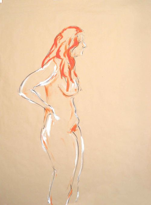 Diane-Laure réfléchit<br><small>120 x 140 cm</small>