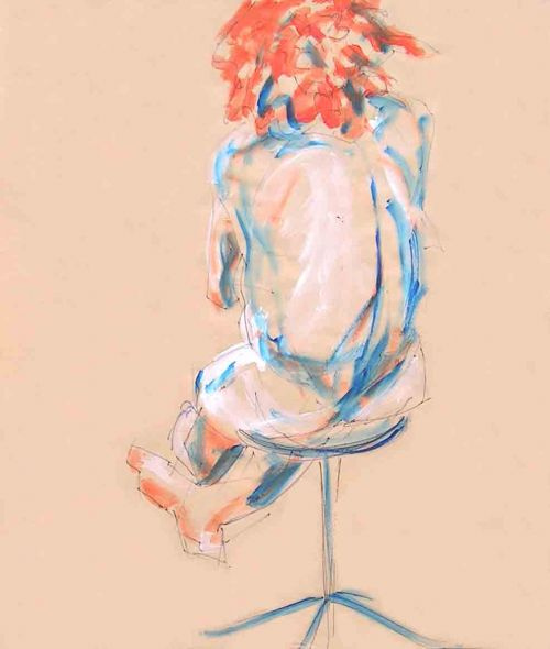 Hervé pose<br><small>100 x 82 cm r 34 2009</small>