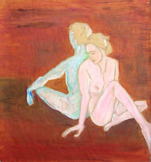 Nadia et Philéas<br><small>100 x 108 cm</small>